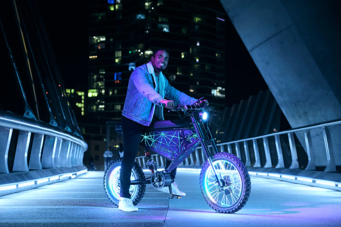 The CyberX can hit speeds up to 50 mph