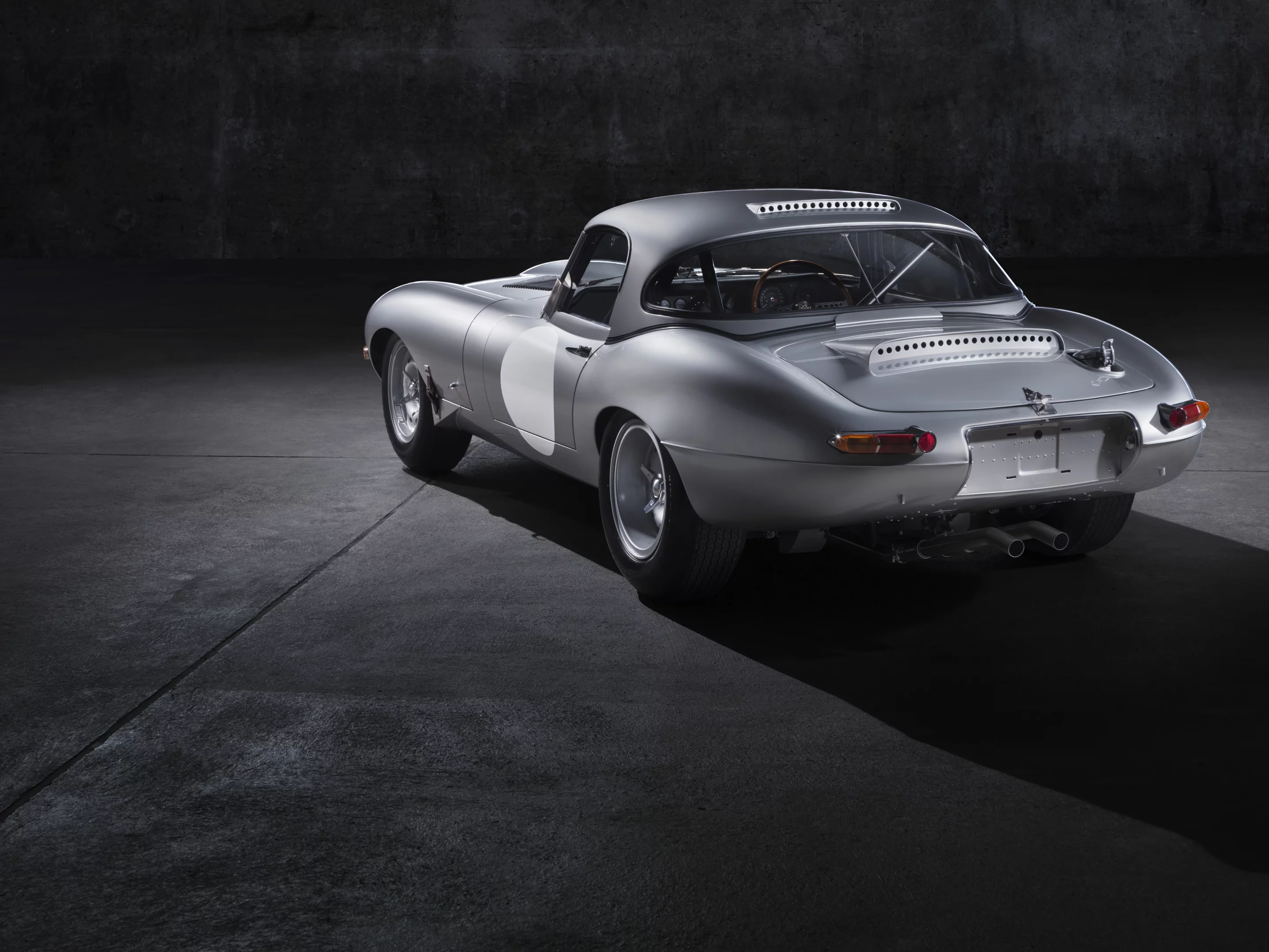 The Lightweight E-Type can be used in vintage car racing