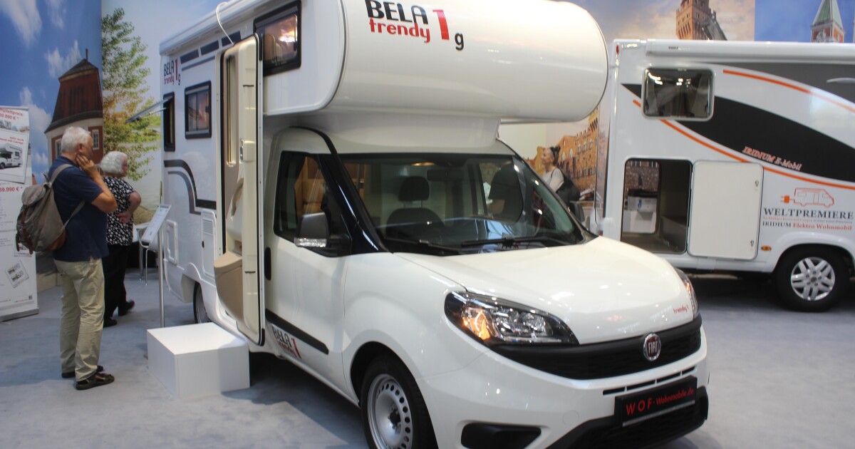 Trendy mini-motorhome is an alcove-topped camper van alternative