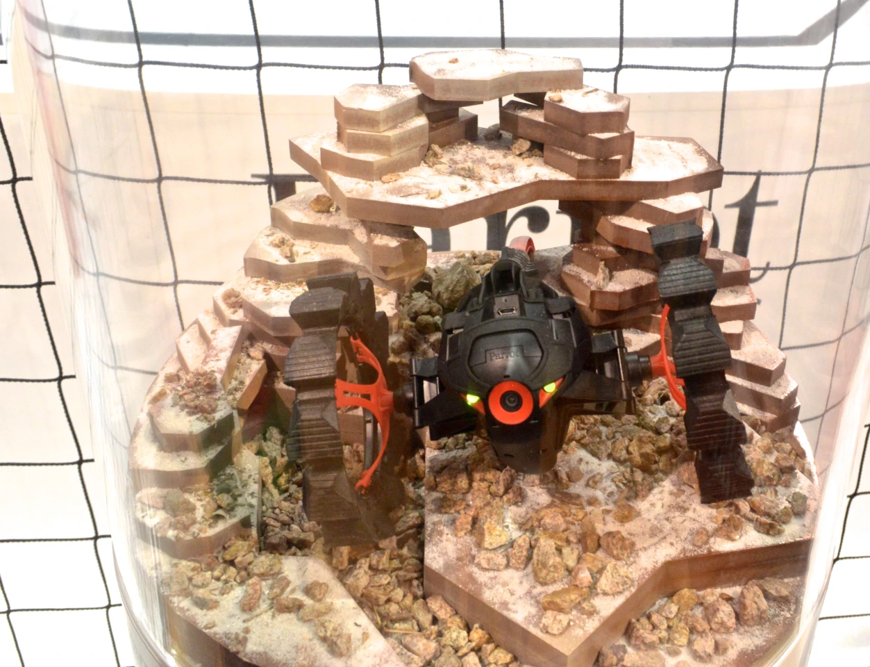 An all-terrain Minidrone uses a pair of rugged wheels for on and off-road maneuverability (Photo: C.C. Weiss/Gizmag)