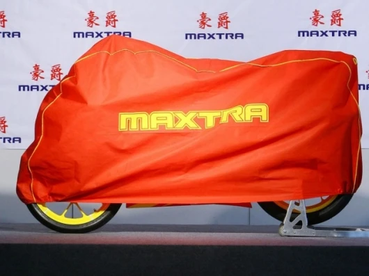 The Maxtra awaiting the unveiling