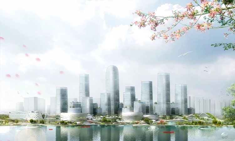 Binhai Eco City has been shortlisted for the World Architecture Festival 2014