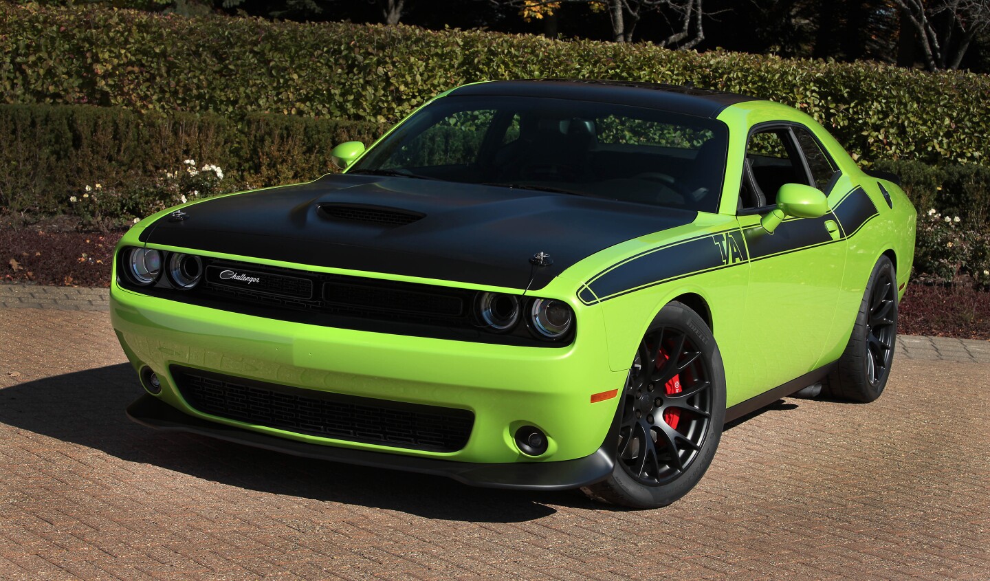 The Dodge Challenger T/A is a throwback to the 1970's T/A package for the original Challenger