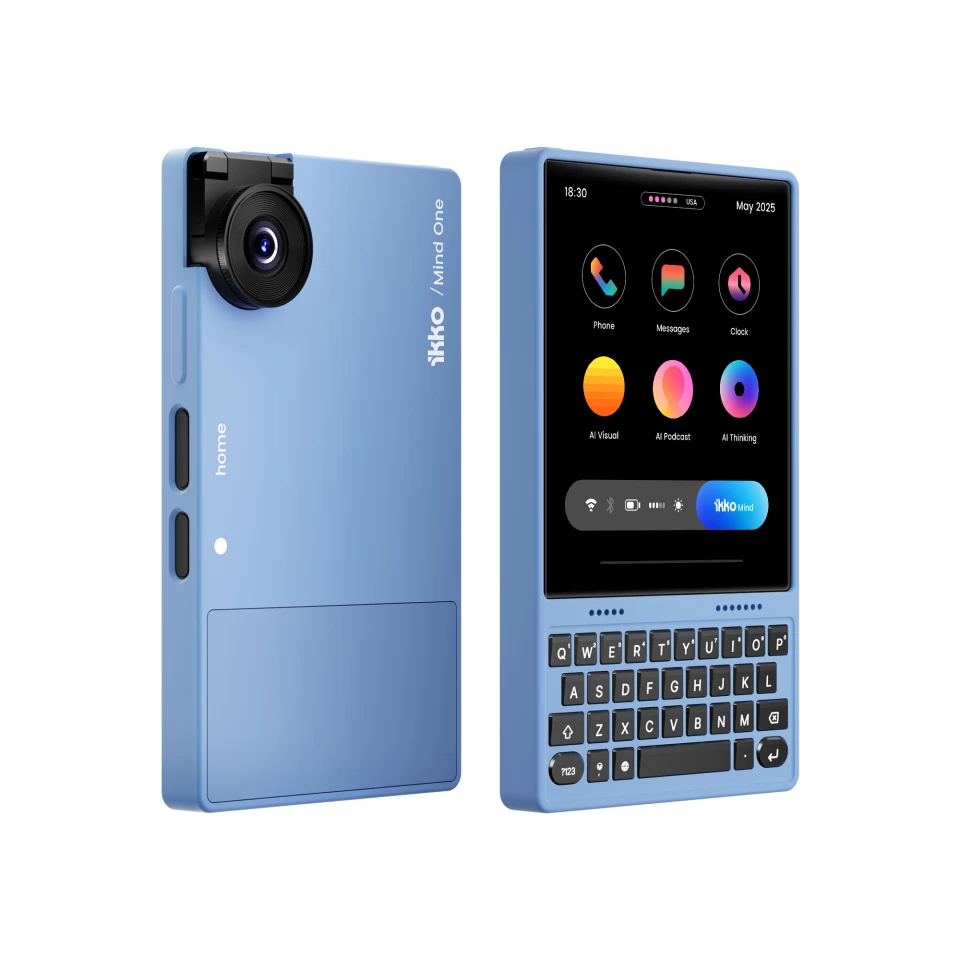 A Snap-In Expansion Case gives the MindOne a BlackBerry-esque look