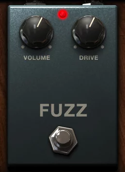 A model of a classic Fuzz box from the 60s, typically used on lead guitar