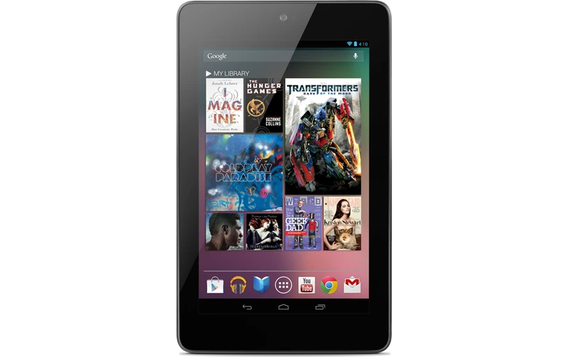 The Nexus 7 is built by Asus and ships with Android 4.1 Jelly Bean