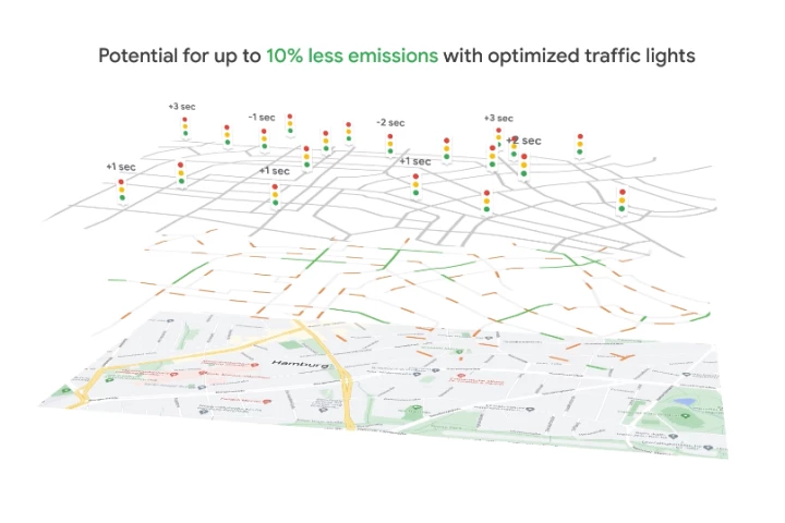 Google says it's using Maps data to help cities optimize their traffic signals