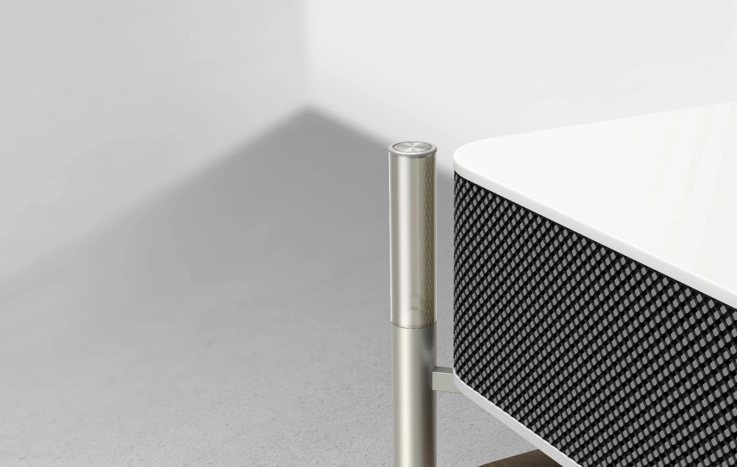 Sony has further developed the Advanced Vertical Drive Technology found in its Glass Sound Speaker, with glass tweeter installed in the LSPX-A1 projection system's front legs