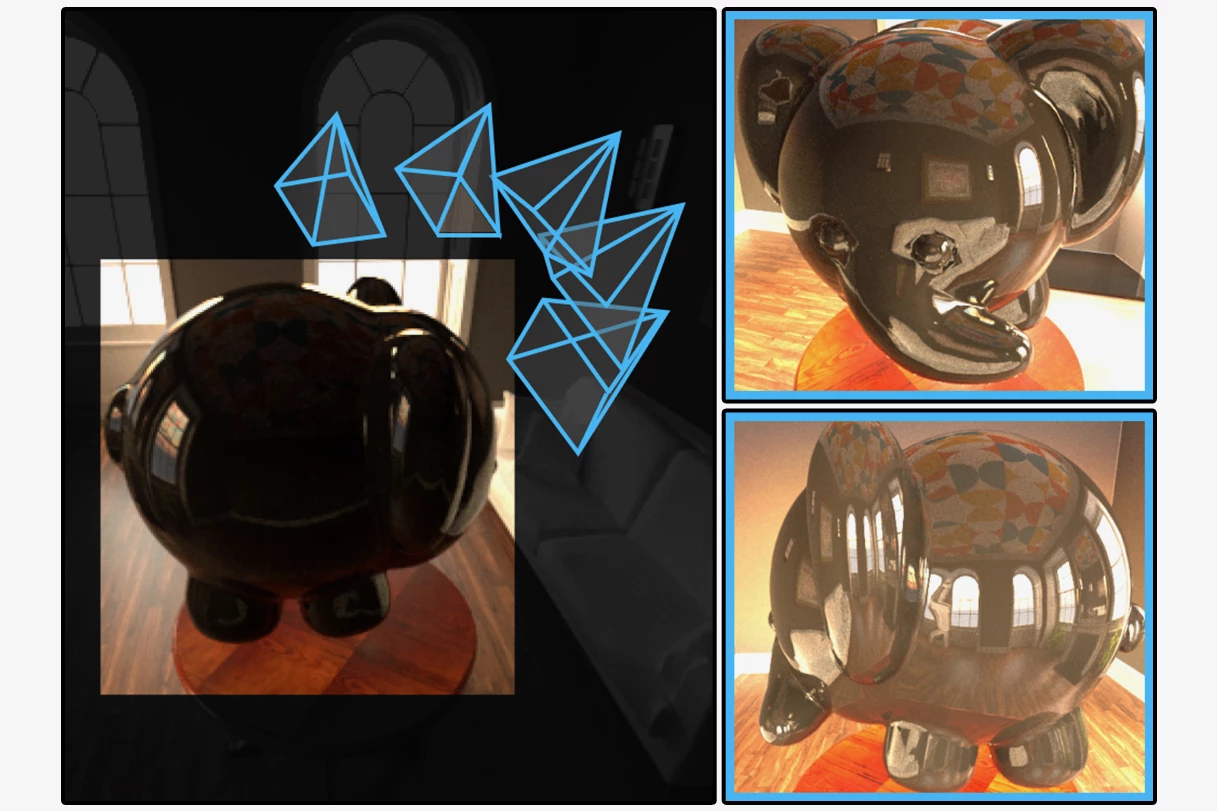 Using ORCa to analyze the reflections on this model elephant, scientists were able to obtain images of the room in which it was located