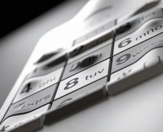 All of the keys on the keypad are different to each other to touch