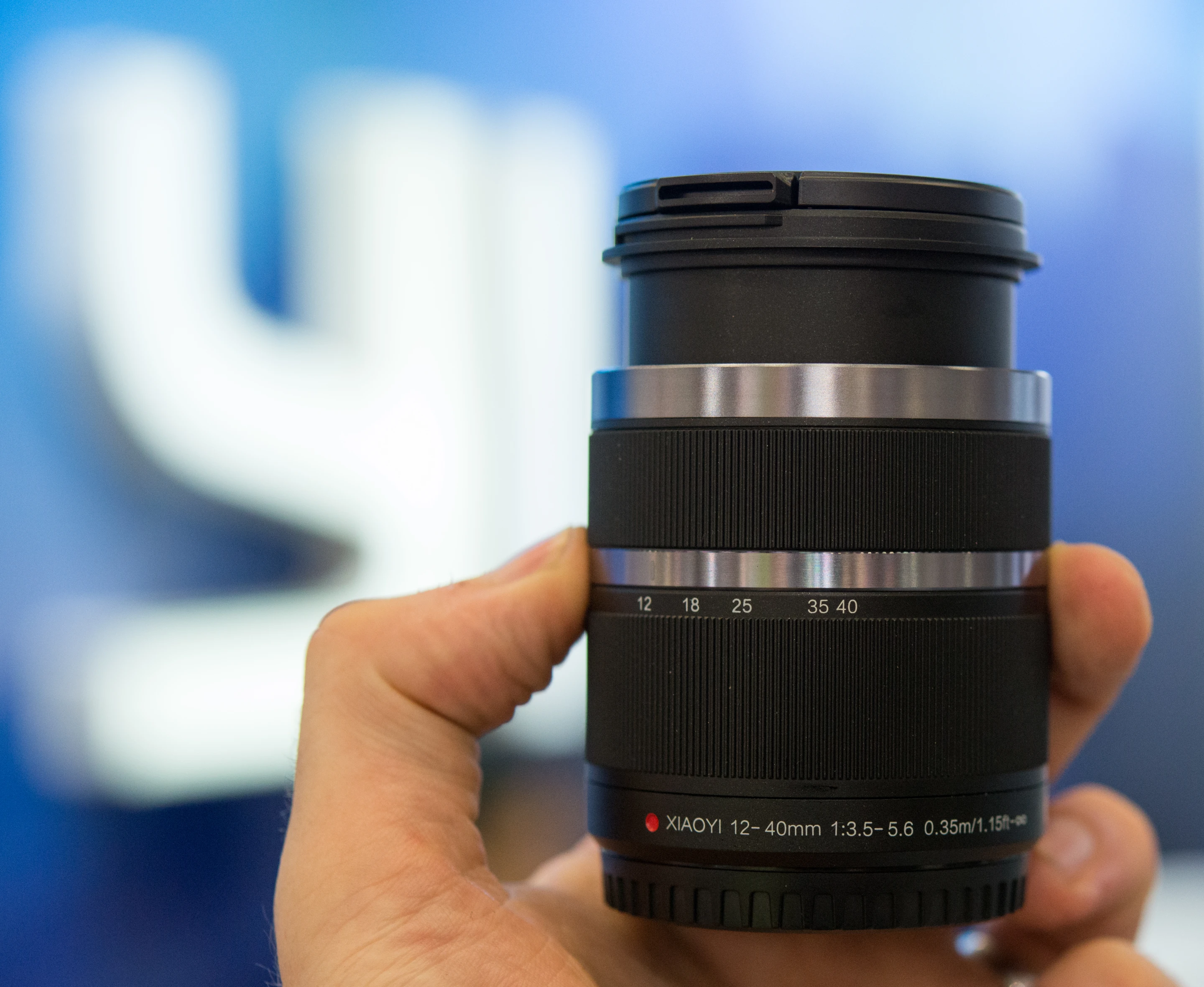The kit zoom lens which comes with the YI Technology M1 mirrorless camera