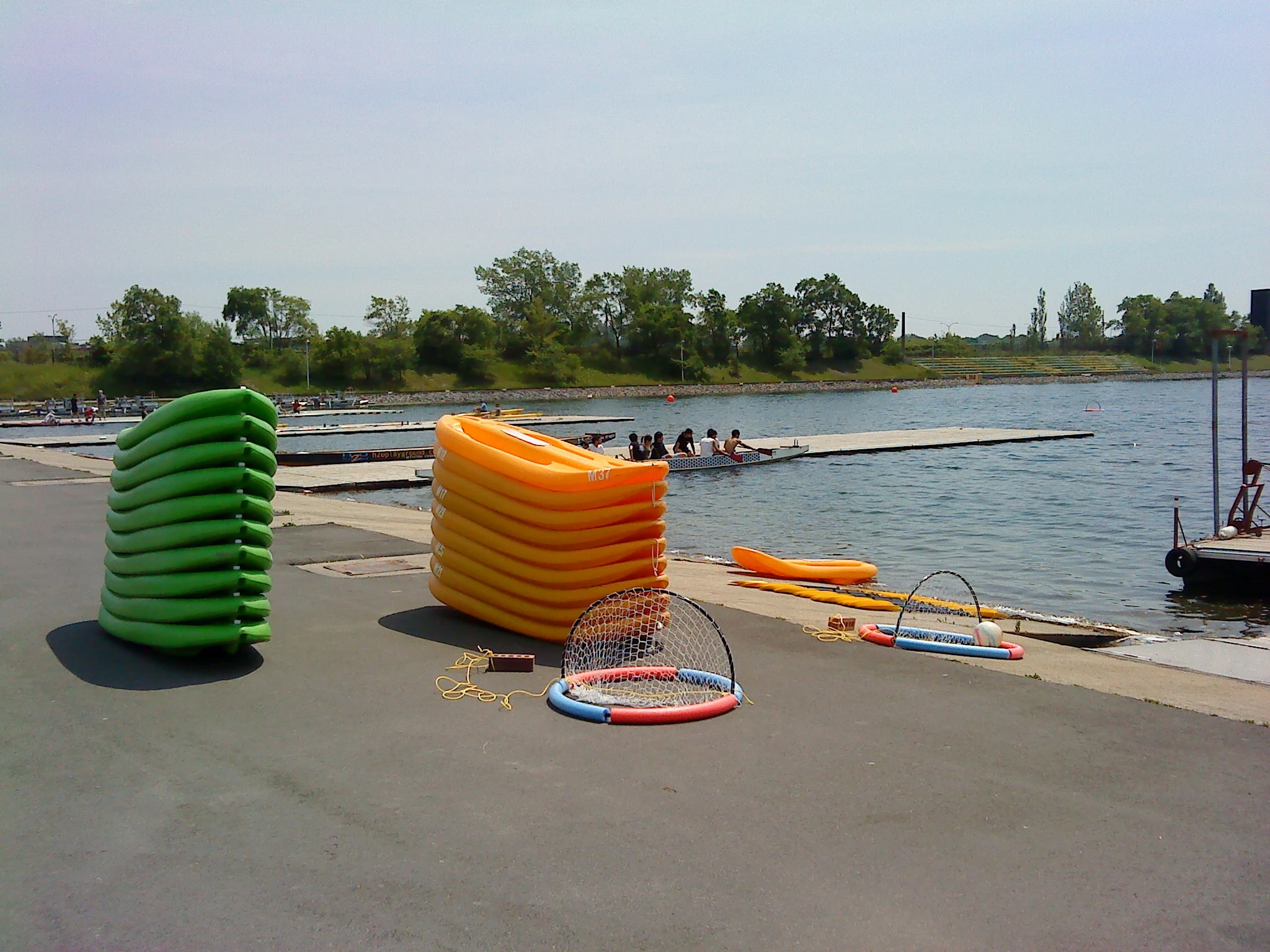 The Yogakayak's structure lends itself to stacking