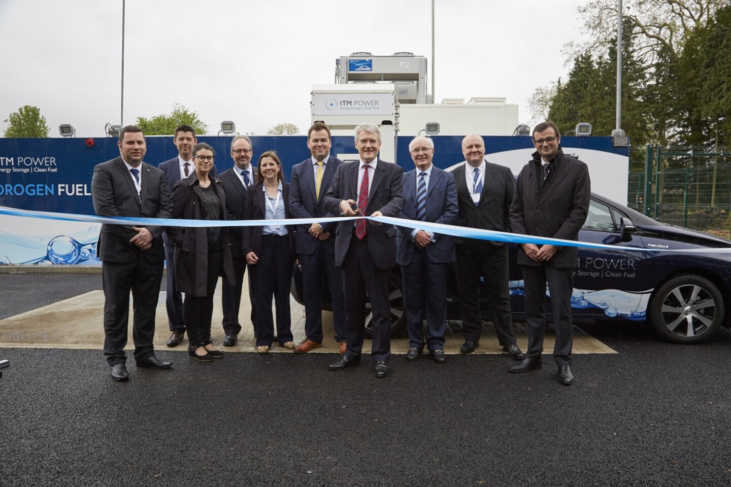 The first of three HyFive hydrogen refueling stations is located at the National Physical Laboratory in Teddington and can be used for both commercial and private FCEVs