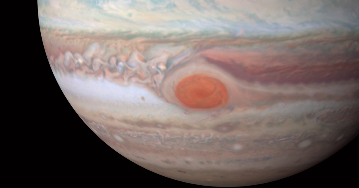 Jupiter Thread Folder Fike Hubble's 4K images of Jupiter reveal mysterious wispy thread in Great ...