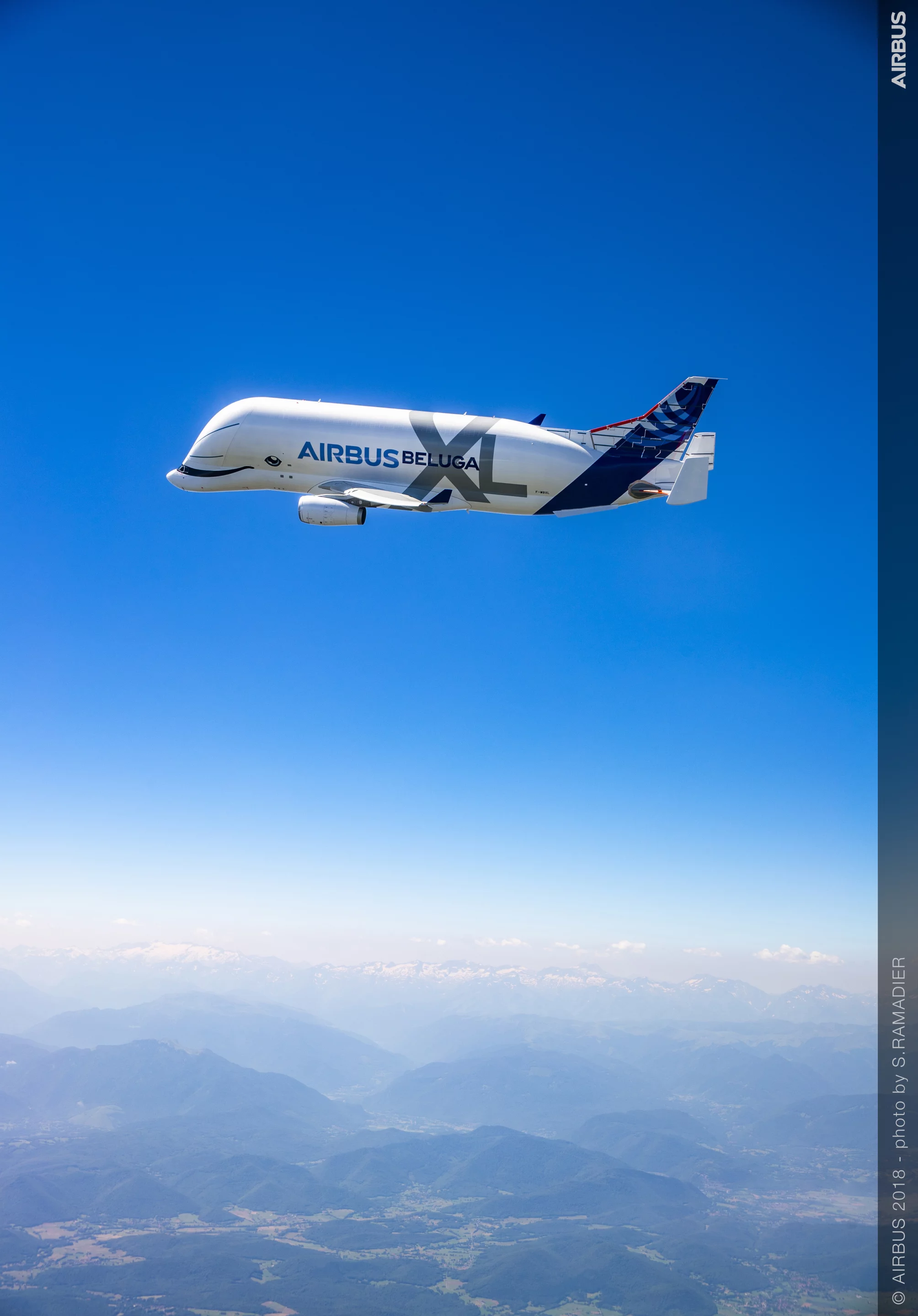 The BelugaXL supports the production of the Airbus 350 XWB