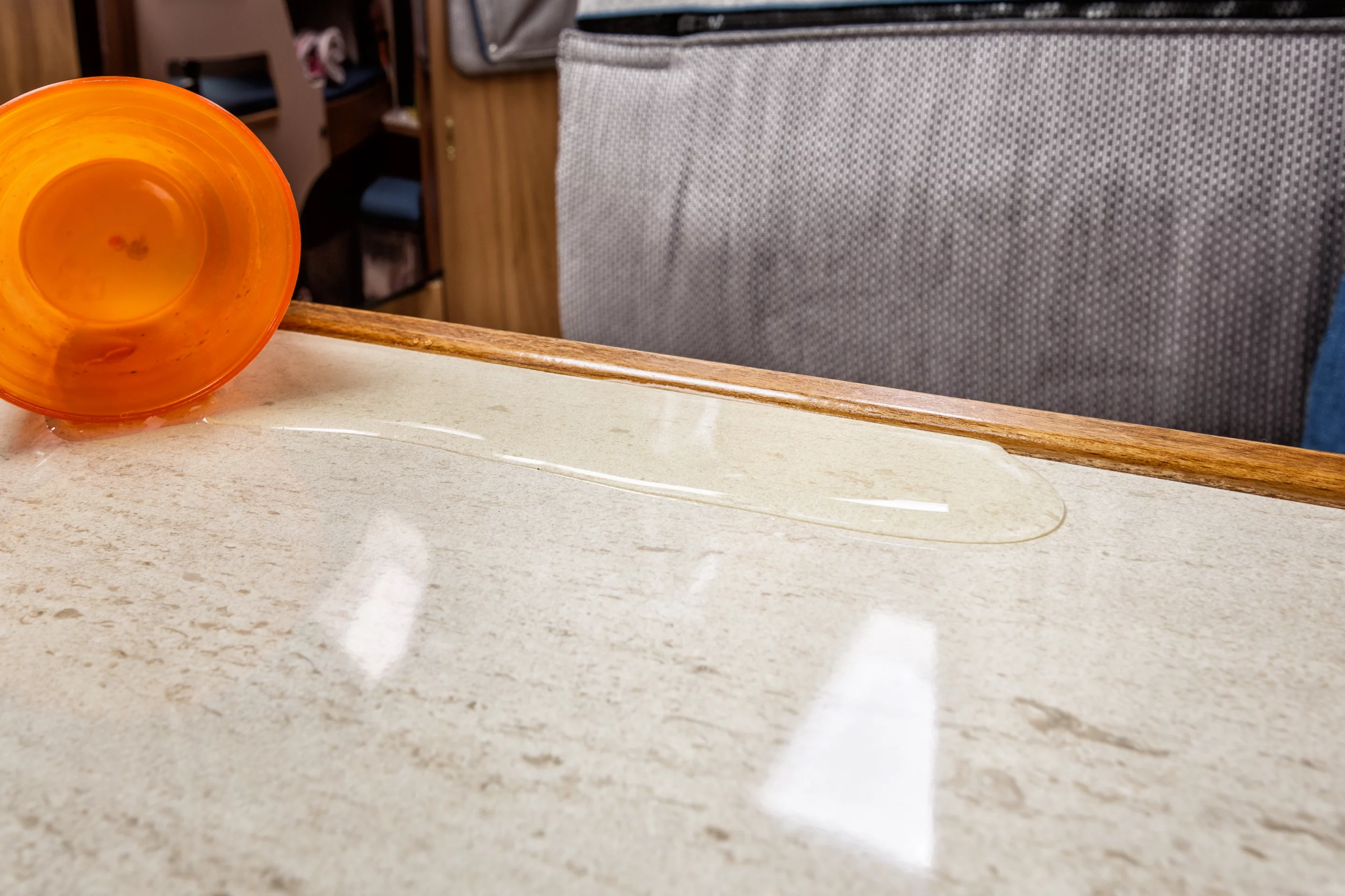 Spills are no problem in the CaraOne, either