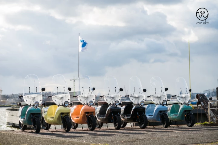 Van.Eko is now taking pre-orders for its colorful Be.e electric scooter