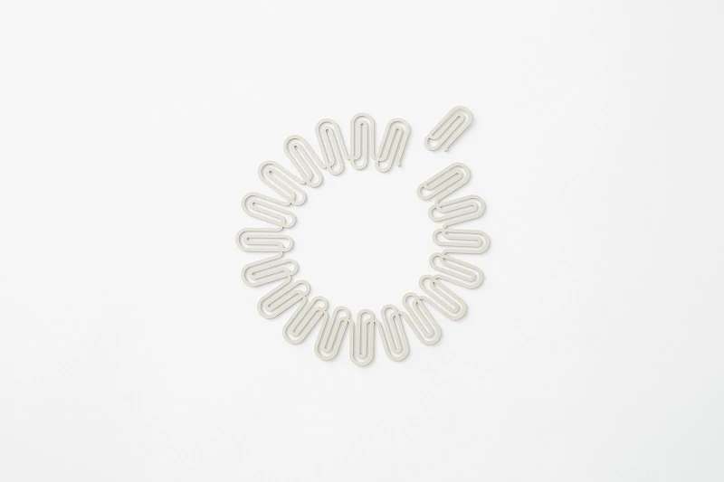 Paper clips are detached only when needed