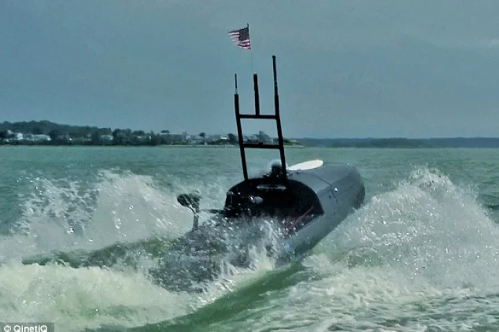 "Blackfish" is a remote controlled US military jet-ski, that can see under water (Image: QinetiQ North America)