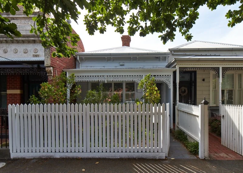 The project involved the extension of a typical Melbourne terrace