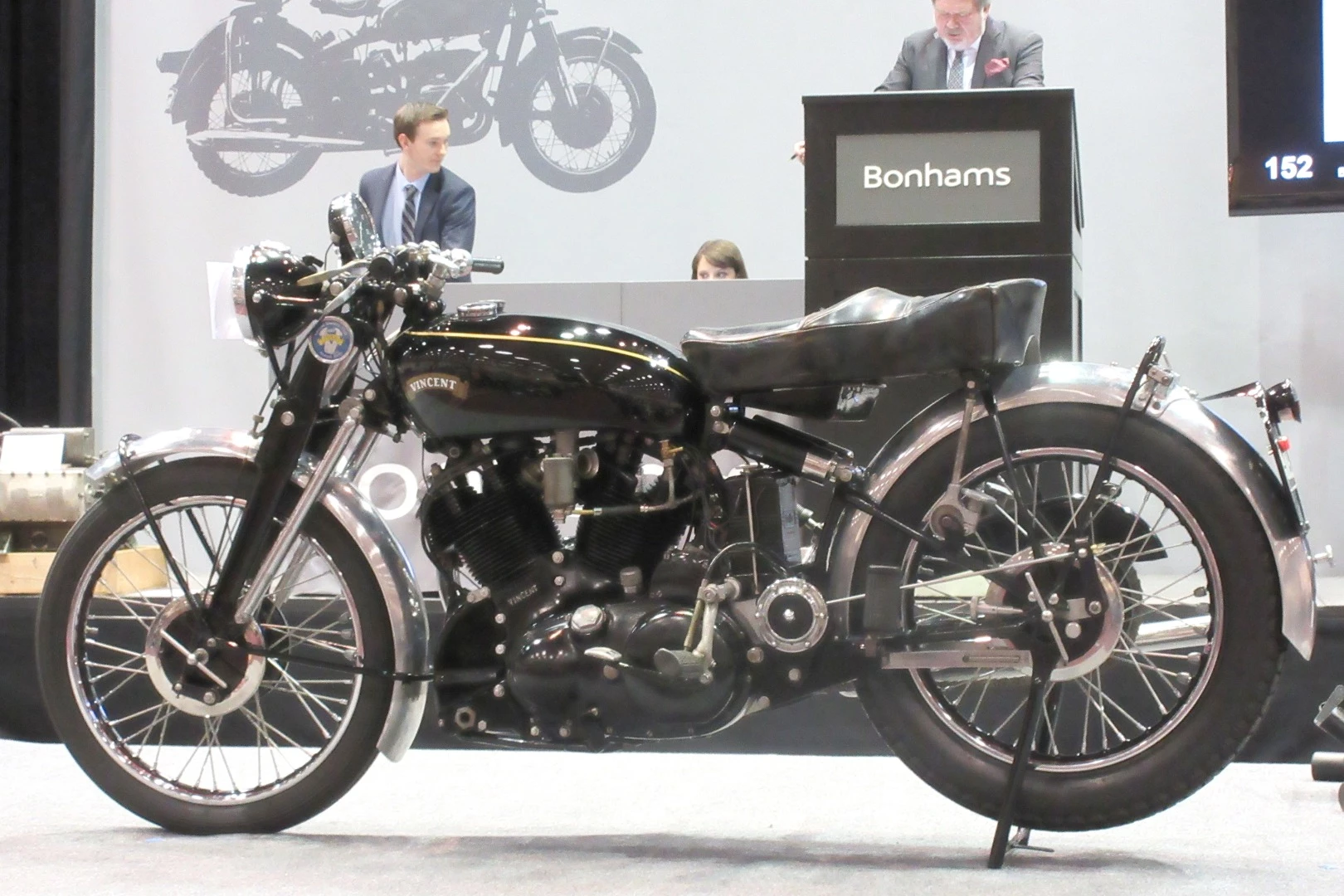 $137,000 – 1951 Vincent Series-C Black Shadow - Bonhams Lot 152