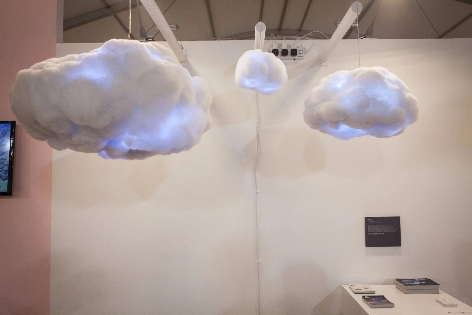 Global Grad Show: Cloud is speaker that acts out thunder and lightning performances, taking its cues from embedded motion sensors. Richard Clarkson, from the School of Visual Arts in the USA