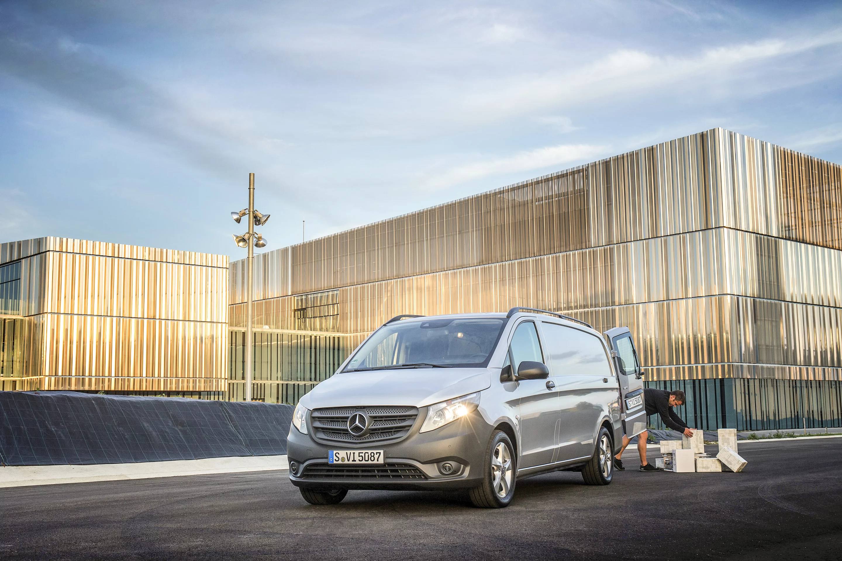 The Mercedes-Benz Vito is a light to medium capacity van