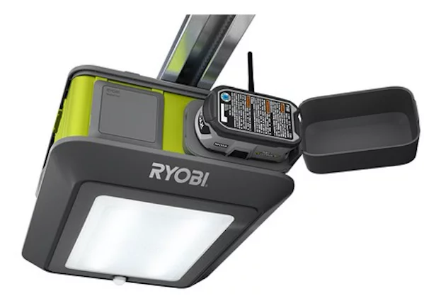 Ryobi's battery pack can be added for backup power