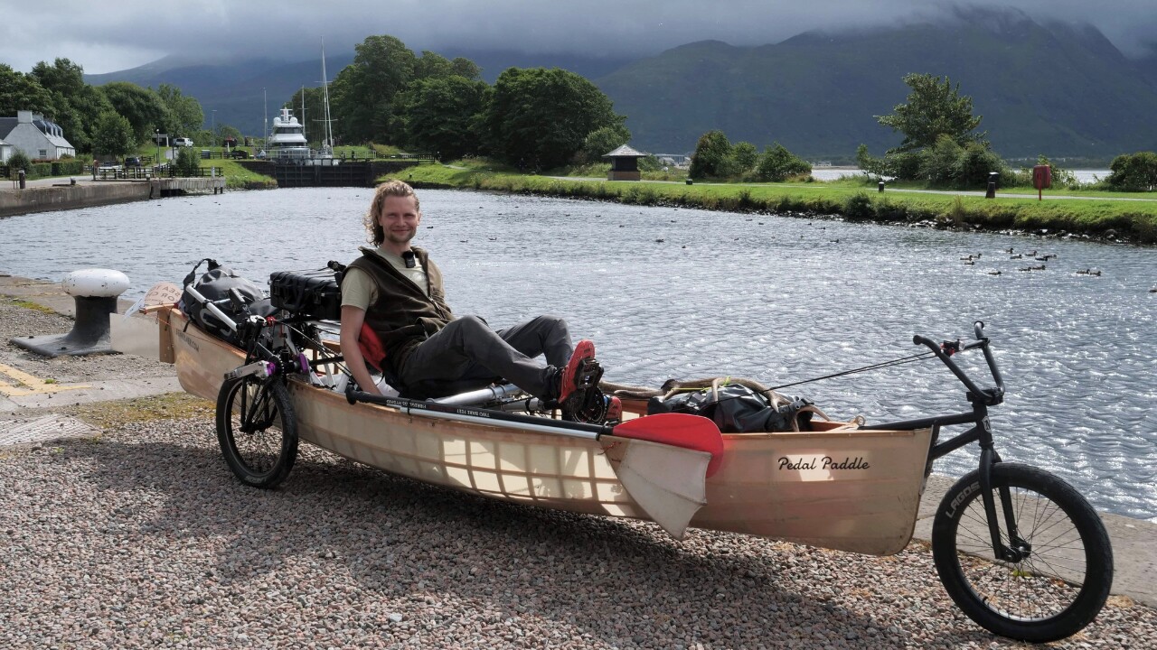 Including all of Kilner's camping gear, food, replacement parts, tools and other equipment, the Wee Hen tipped the scales at approximately 100 kg (220 lb)