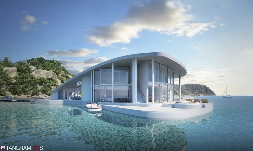 The Sting Ray gets power from land-based hookups and solar panels