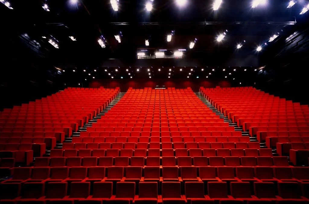 Auditorium seating in the Grand Théâtre d'Albi (Photo: Georges Fessy / DPA / Adagp.)