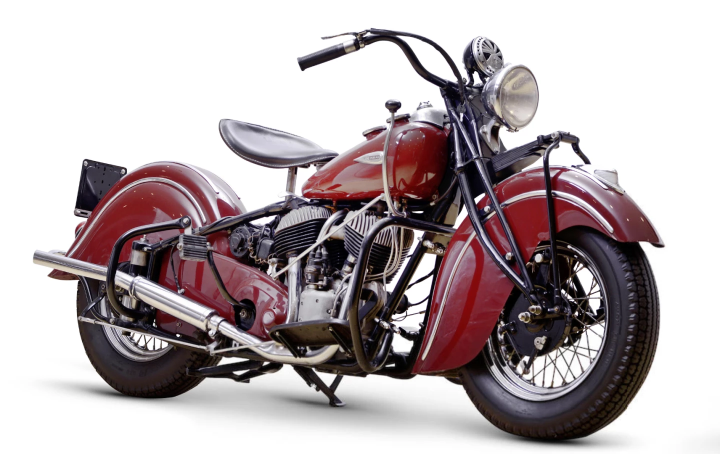 This 1941 Indian 74ci Chief, Lot 54 at Bonhams Lonatti Collection Sale (17-Oct-15) is estimated to sell for between £16,000 and 20,000 ($25,000 and $31,000)