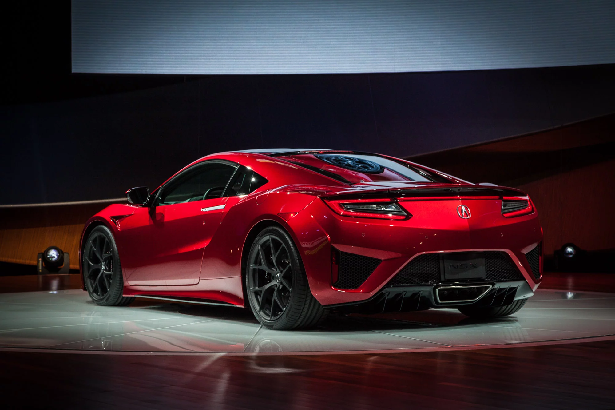 The production spec Acura NSX Version 2.0