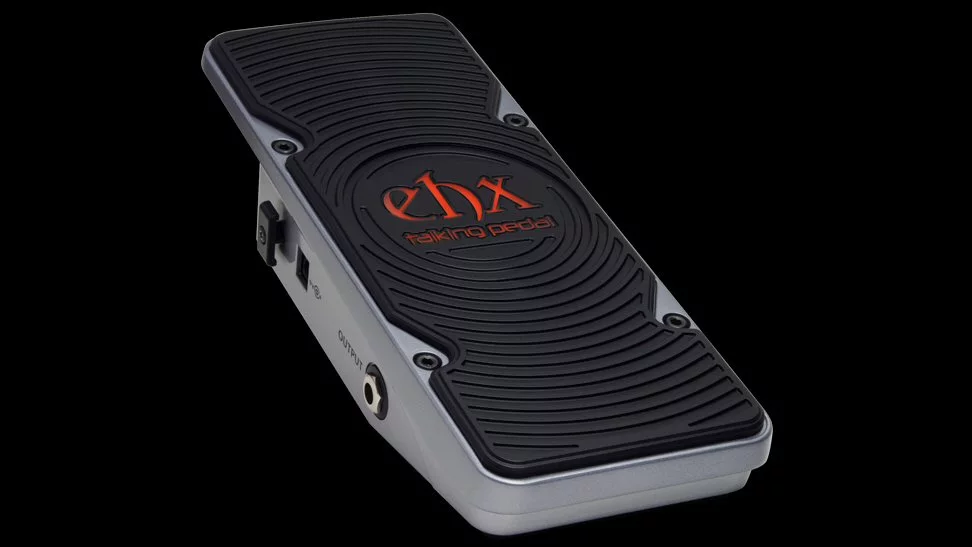 The Talking Pedal guitar effects unit emulates the vowel sounds of a human voice in a similar way to the Heli Talk Box, but without the long tube running from the mouth to the pedal