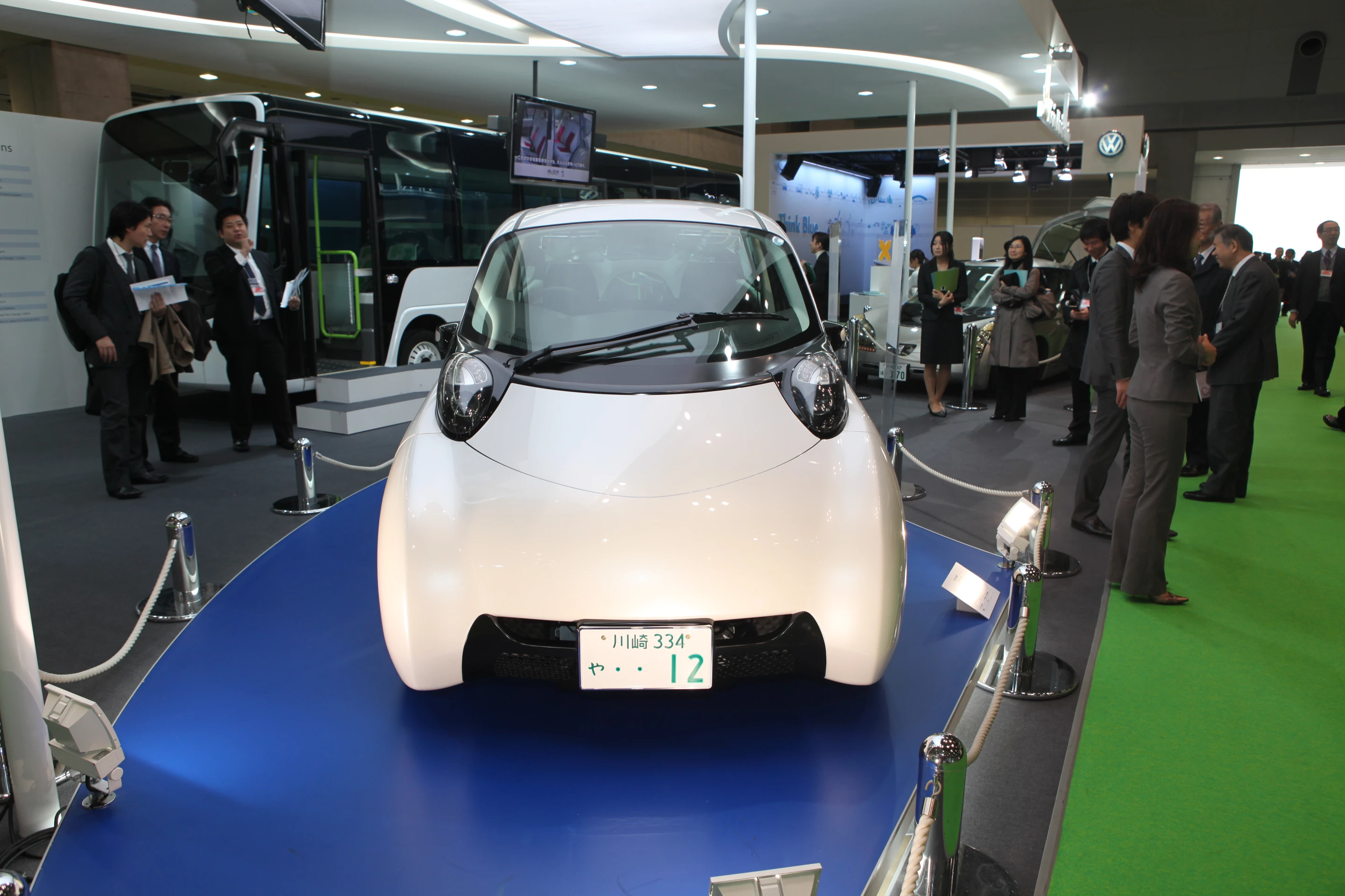 The prototype SIM-LEI electric car