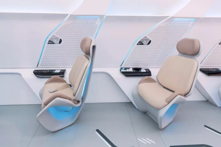 Images of Virgin Hyperloop One's prototype pod show a very spacious cabin