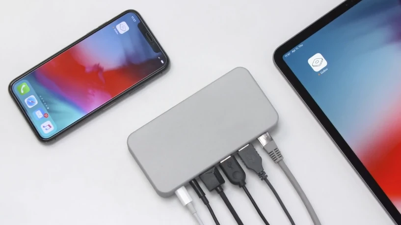 DoBox Mini is a truly wireless, all-in-one hub compatible with all iOS devices