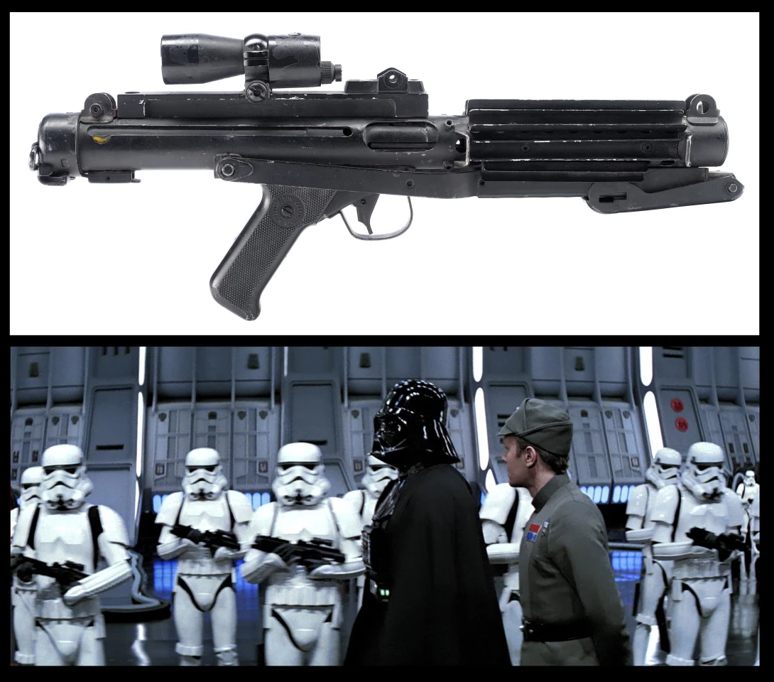 This Stormtrooper Blaster from "Star Wars: Return Of The Jedi (1983) sold for $162,663 (£97,500) at Propstore on December 2, 2020