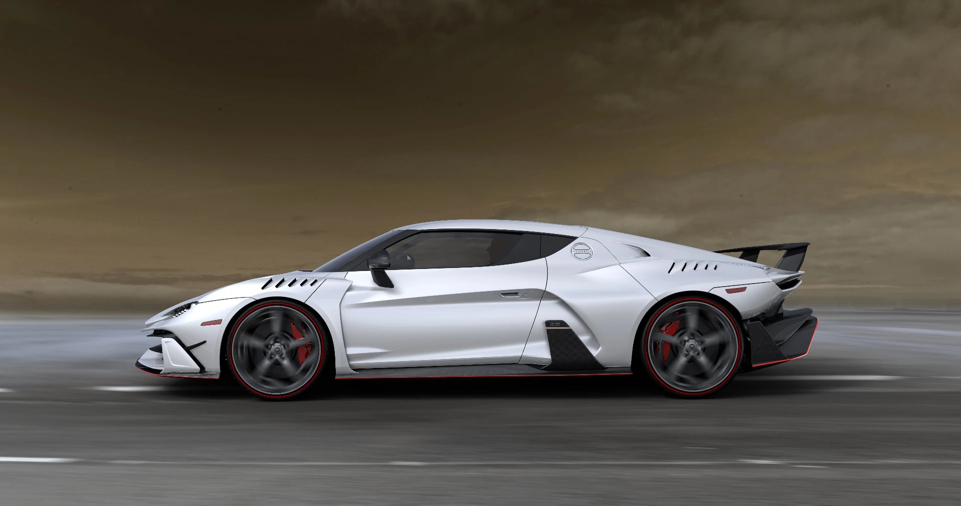 The Zerouno is based around a carbon-aluminum chassis