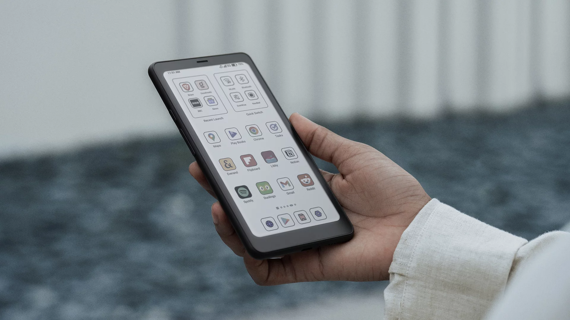 "Weighing only 175 grams, the 6.13-inch Palma 2 Pro fits comfortably in one hand but packs powerful features - including BOOX Super Refresh Technology, 8 GB RAM, and support for the InkSense Plus stylus for highlighting and quick notes"