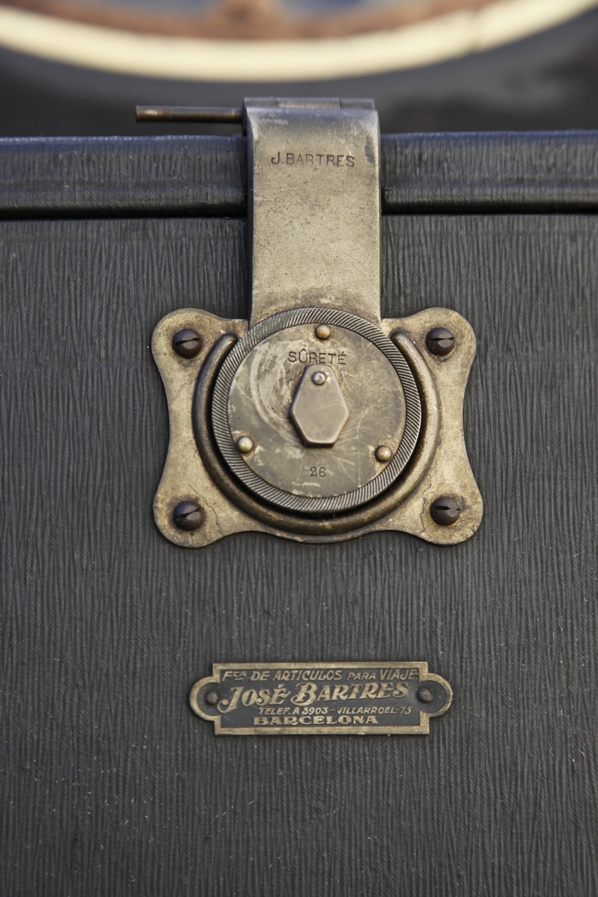 Among the myriad items found on chassis 718 are the markings on the trunk hardware and leaf springs (Photo: Dave Teel, RM Auctions)