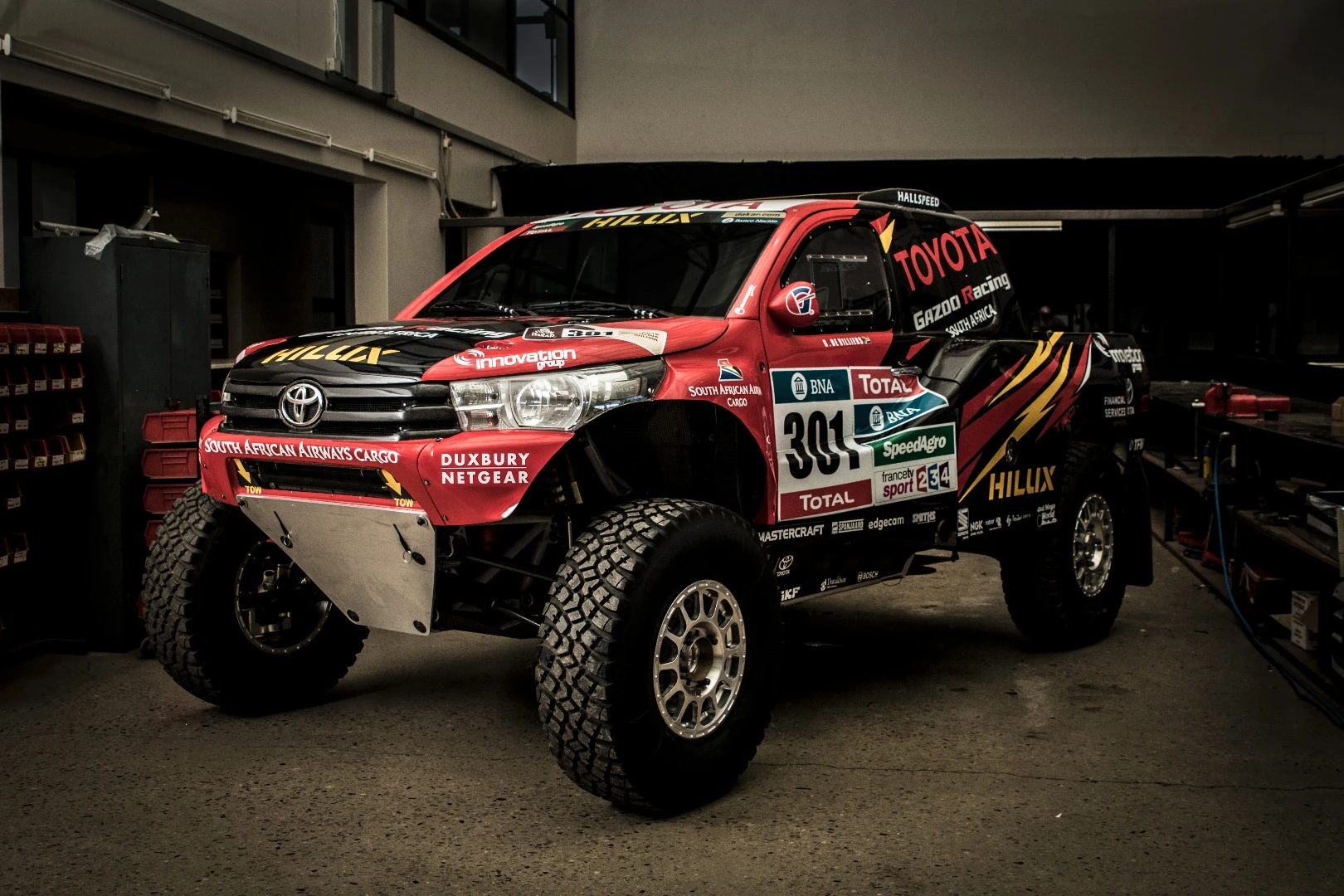 By switching to 2WD, Toyota Gazoo was able to take advantage of bigger tires, increased suspension and other improvements