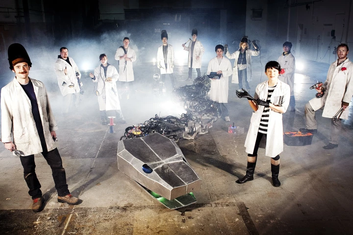 Some of Team Titanoboa, from left to right: Charlie Brinson, Markus Hager, Michelle La Haye, Jordan Cowan, Mark Eijsermans, Hugh Patterson, James Simard, Kelly Metzger, Polly Tan, Julian Fong, and Jonathan Faille (Photo: Michael J.P. Hall)