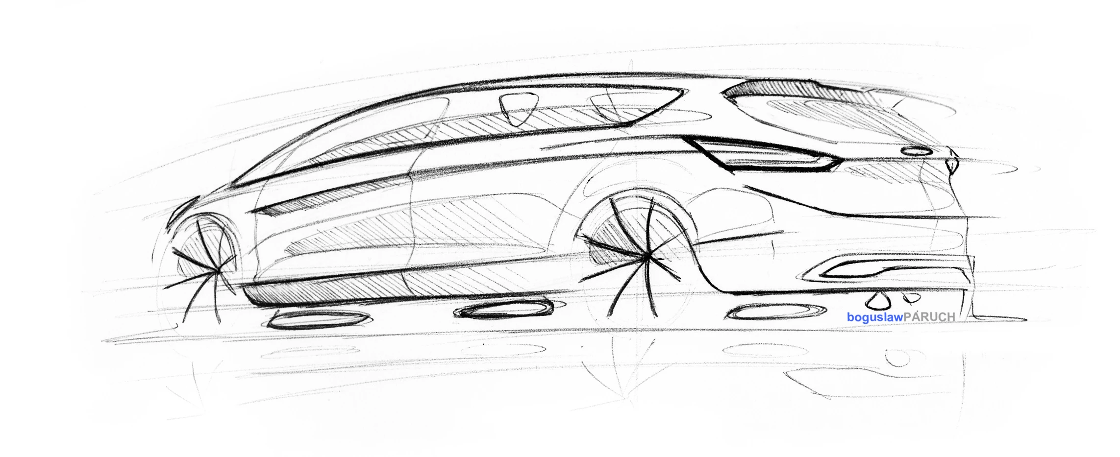 The Ford S-Max Concept sketch