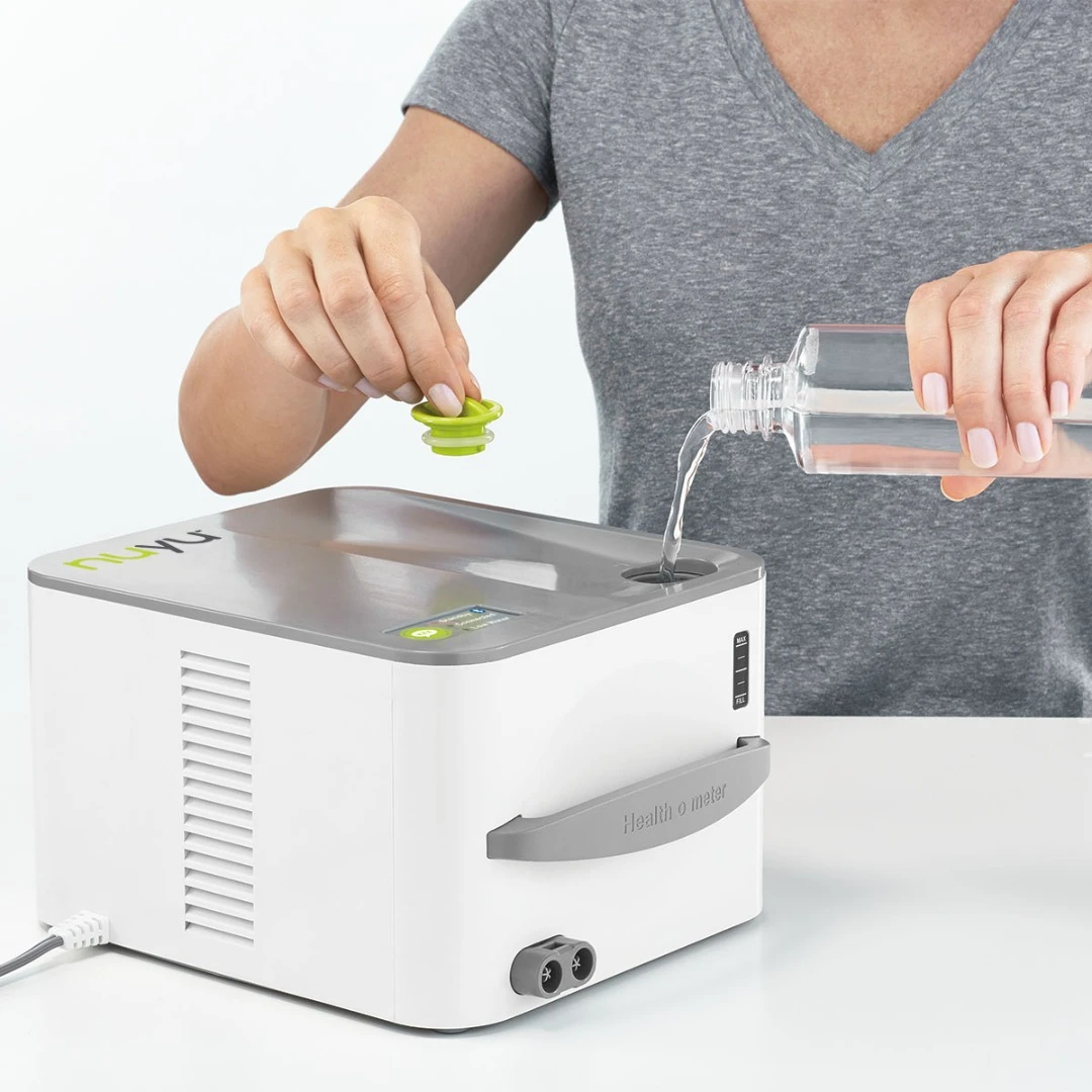The nuyu Sleep System uses water for the heating and cooling of the pad