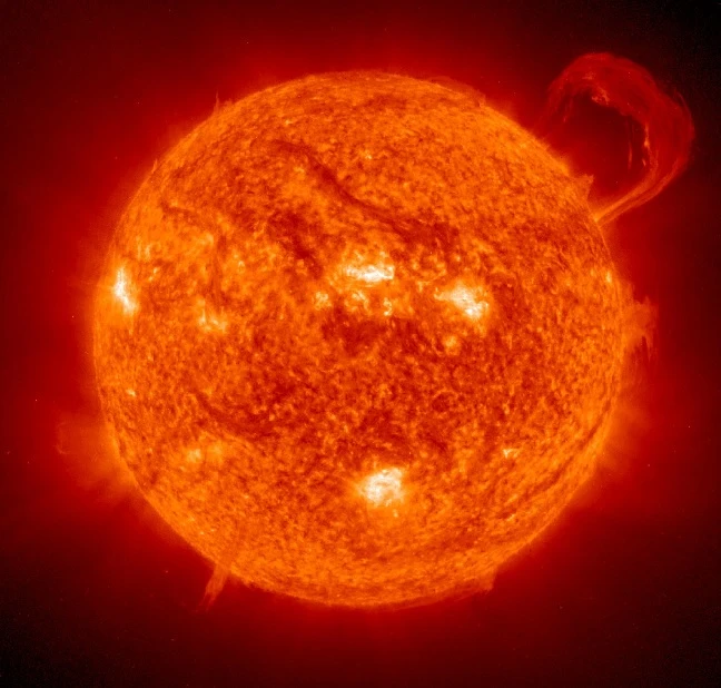 A new study from Lund University asserts that regional climate is influenced by the sun (Image: ESA/NASA/SOHO)