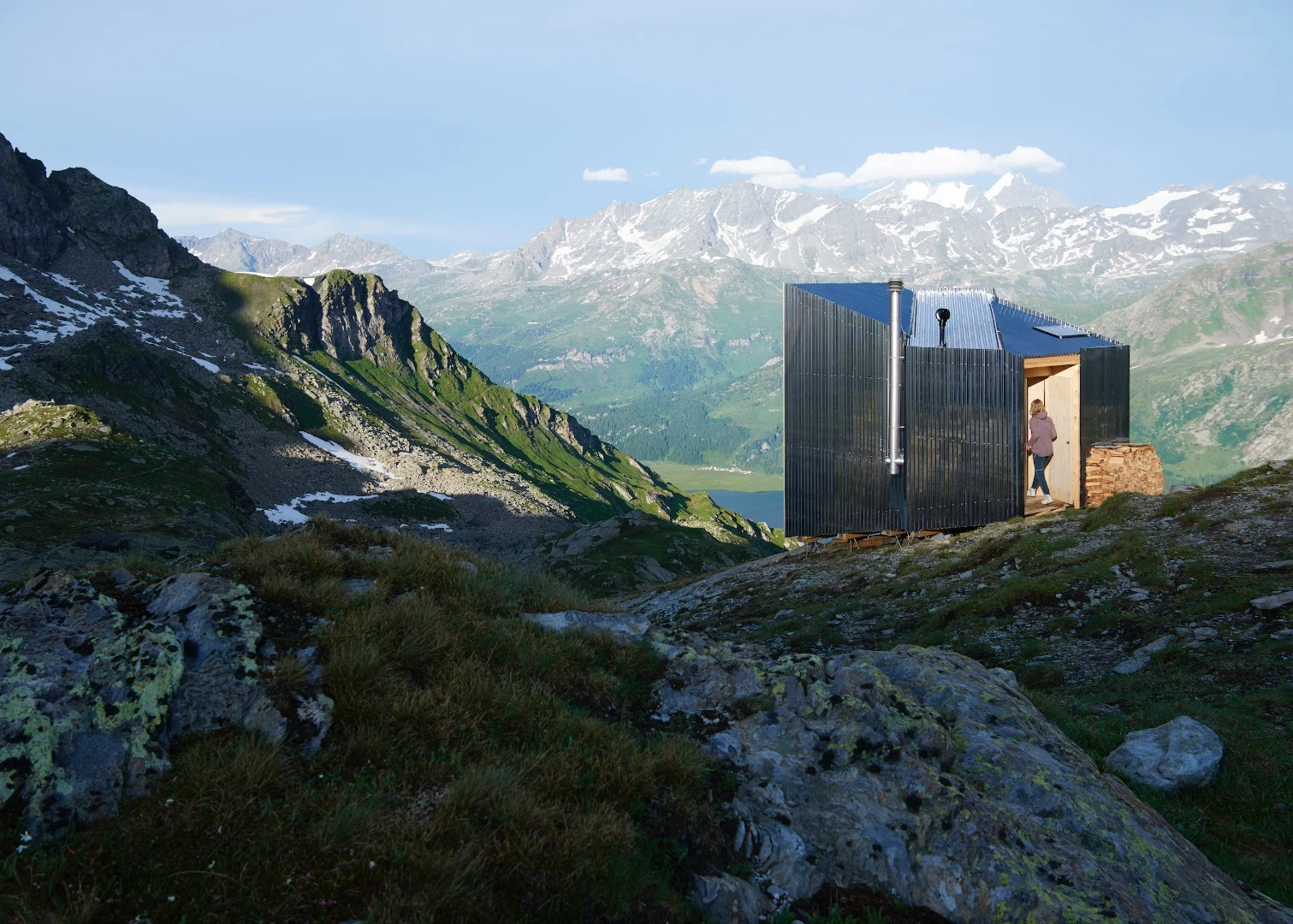 The On Mountain Hut will only be in place for one year, after which time it will be dismantled and removed