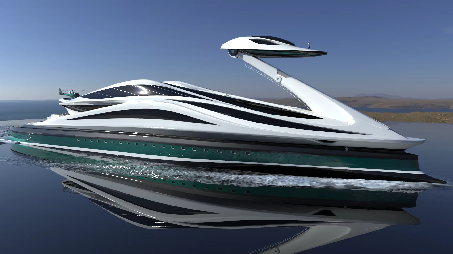 The Avanguardia would accommodate up to 60 passengers in comfort