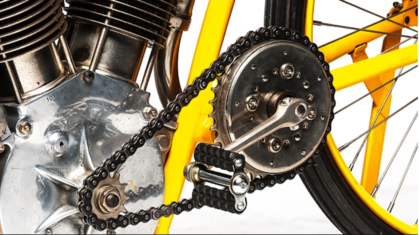 The one-hundred-year-old Cyclone Board Track racer going to auction next month was restored by noted author, historian and craftsman Stephen Wright and owned by the man with the midas touch, Steve McQueen