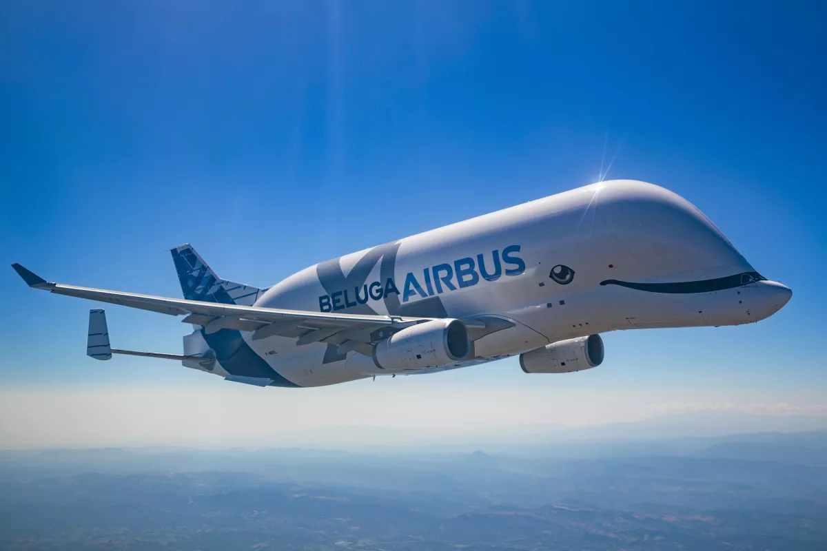 The BelugaXL cargo plane made its first operational flight on January 9